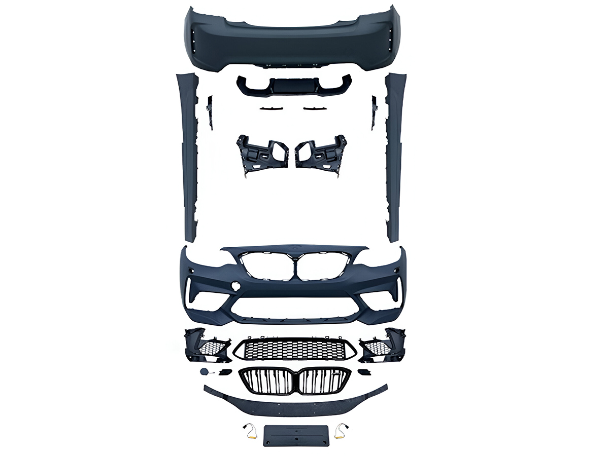 BMW 2 Serisi F22 2012-2018 Gövde Kiti F.Yık-lı,  Egz.Çıkışlı, Mrşp-li, Panj-lu -///M2C-STYLE- 2013-21 | WENDER BA0222110