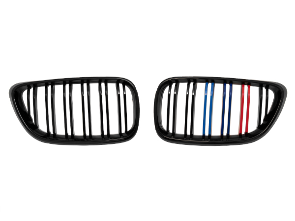 BMW 2 Serisi F22 LCI 2014-2017 Panjur (Set) Piano-Siyah Çift Çıtalı ///M-Renkli | WENDER BA0223188