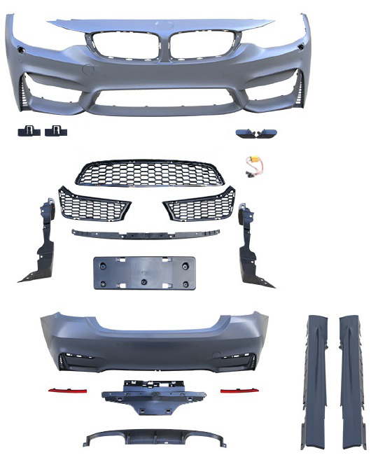 BMW 4 Serisi F32 2013-2018 Gövde Kiti F.Yık-lı, PDCli:Ön/Arka, <OO-OO> Egz.Çıkışlı, Mrşp-li -///M4- 2013-20 | WENDER BA0322104