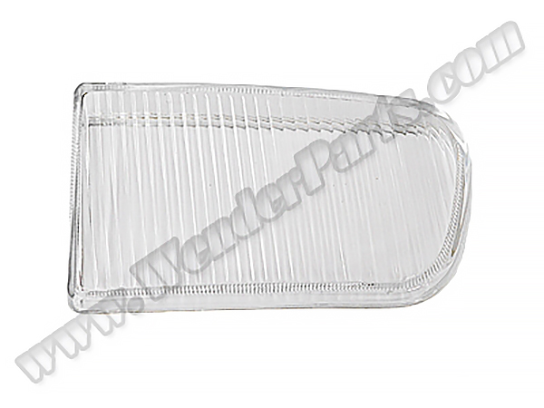 BMW 5 Serisi E39 1996-2003 Sis Far Camı Sol, Çizgili Cam 1998-00 | WENDER BA0391452L