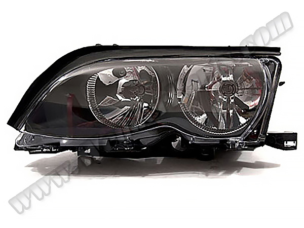 BMW 3 Serisi E46 Makyajlı 2002-2004 Komple Far Sol (Siyah) | WENDER BA0461108L