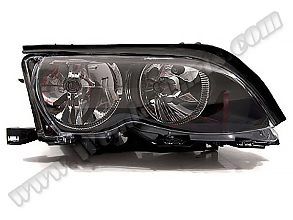 BMW 3 Serisi E46 Makyajlı 2002-2004 Komple Far Sağ (Siyah) | WENDER BA0461108R