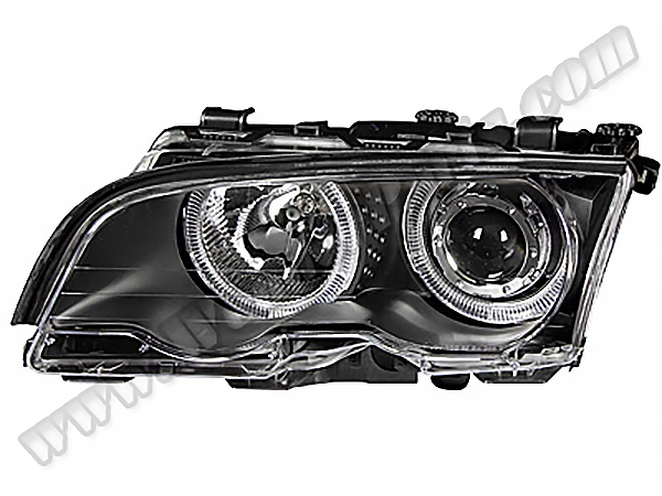 BMW 3 Serisi E46 Makyajsız 1998-2001 Komple Far Sol (Xenon) Siyah | WENDER BA0461109L
