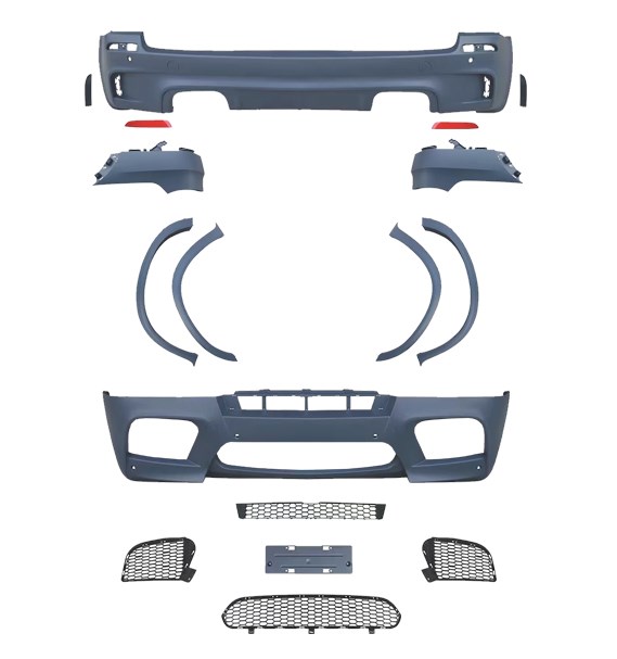 BMW X5 Serisi E70 2007-2013 Gövde Kiti PDCli:Ön/Arka, <OO-OO> Egz.Çıkışlı, Dodikler -X5M- 2007-09 | WENDER BA0702110