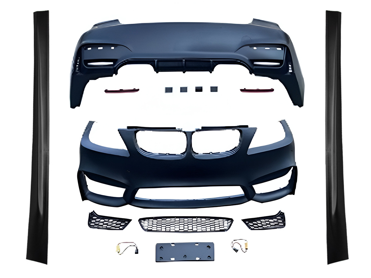 BMW 3 Serisi E90 2004-2012 Gövde Kiti Dörtlü Egzoz Çıkışlı Egzoz Çıkışlı, Marşpiyelli | WENDER BA0902105