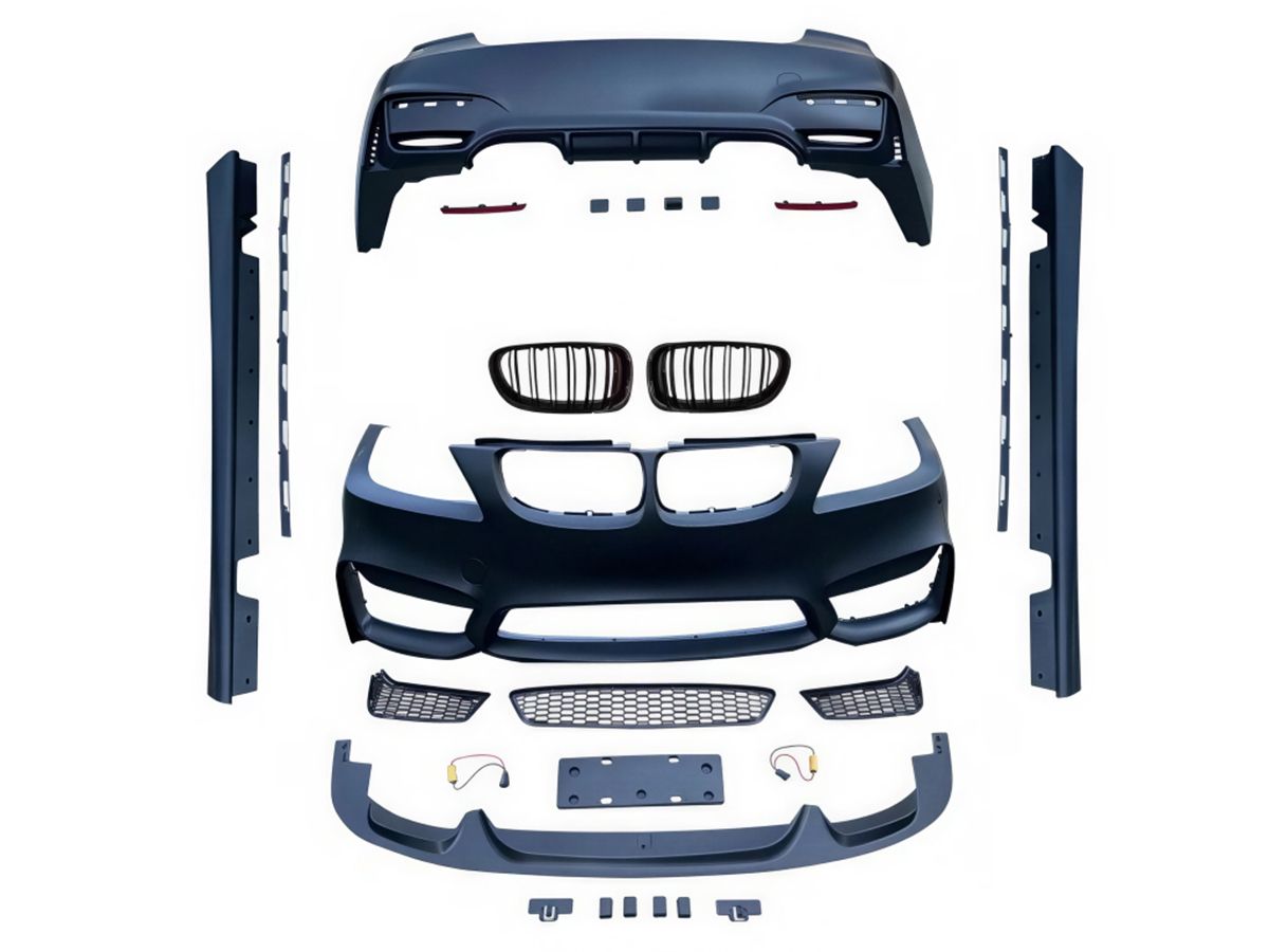 BMW 3 Serisi E90 2004-2012 Gövde Kiti Dörtlü Egzoz Çıkışlı Egzoz Çıkışlı, Marşpiyelli | WENDER BA0902106