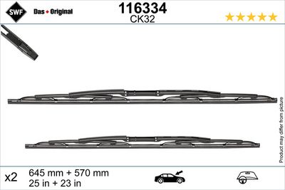 BMW 5 Serisi E39 Silecek Ön Set | WENDER B A116334
