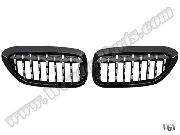 BMW 5 Serisi G30 2017-2020 Panjur (Set) Siyah/Krom/Siyah -Diamond-Meteor | WENDER BA2303168
