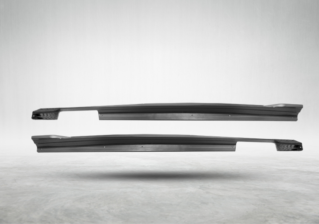 BMW X6 G06 2020-2022 Marşpiye Splitteri Set Piano-Siyah | WENDER BA2469972/973