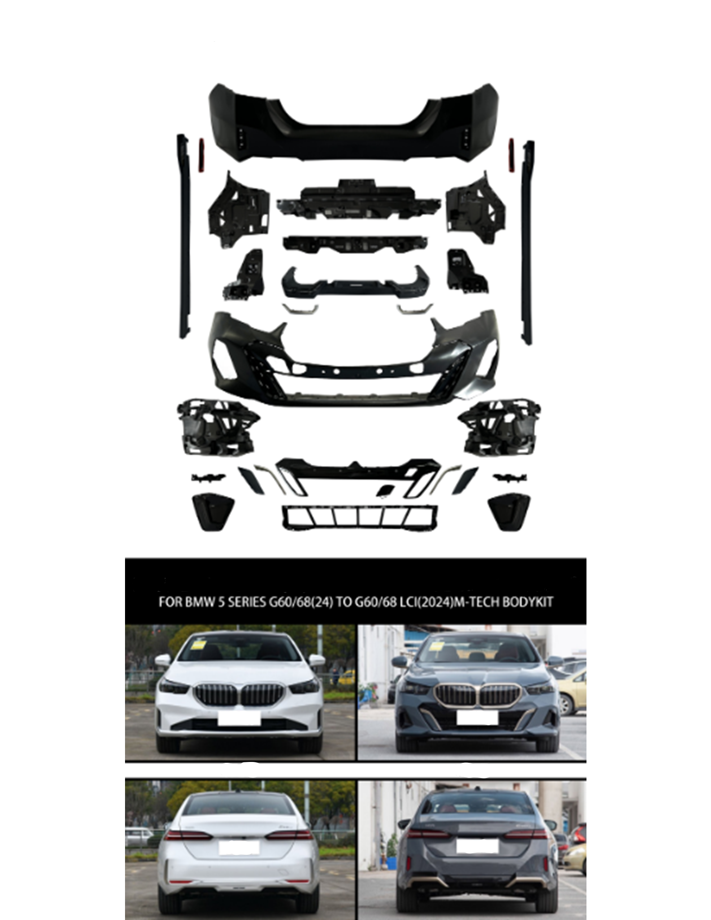 BMW 5 Serisi G60 Gövde Kiti PDCli:Ön/Arka, <O-O> Egz.Çıkışlı, Mrşp-li 2023- | WENDER BA2602200