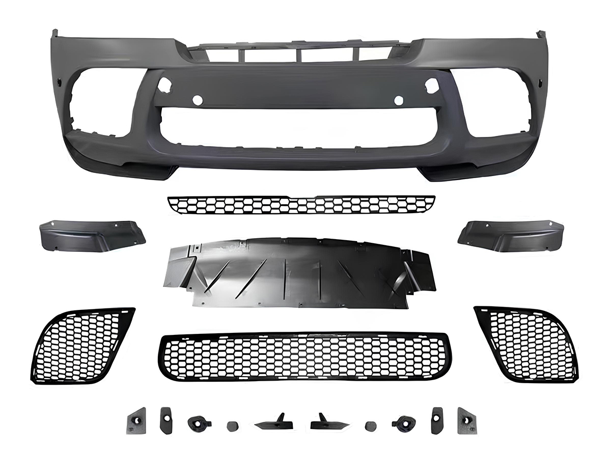BMW X6 Serisi E71 2007-2014 Komple Tampon Ön, PDCli -///M-Performance / M-Power- 2007-14 | WENDER BA51112162465S1
