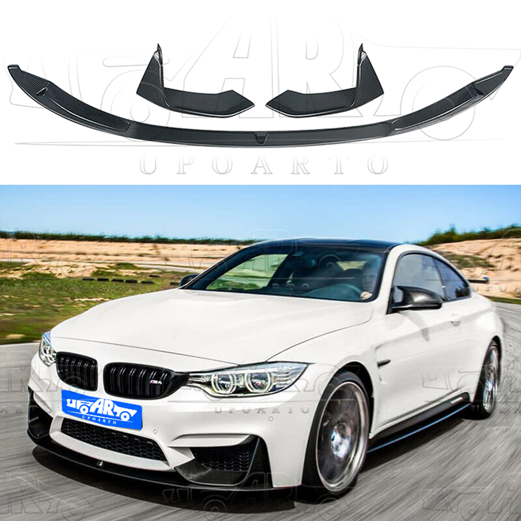 BMW 4 Serisi F82 Tampon Spoyleri Ön -///M3- 2012-18 | WENDER BA51112410360S1