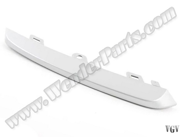 BMW X1 Serisi E84 2009-2015 Tampon Izgara Çitası Ön Sol; Mat-Alüminyum -X-Line- 2012-15 | WENDER BA51117303763