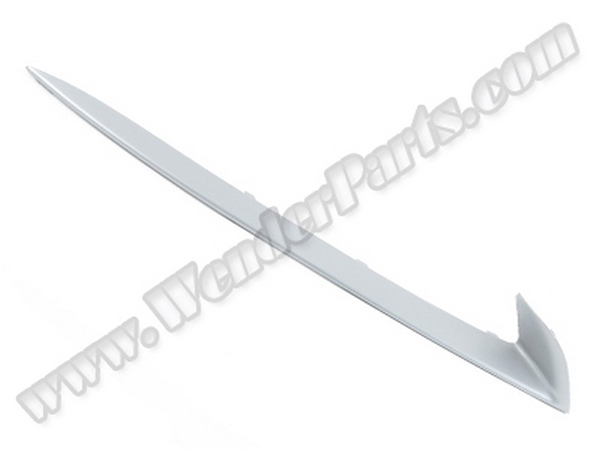 BMW 5 Serisi F10 2009-2016 Tampon Izgara Çitası Ön Sağ; Mat-Alüminyum | WENDER BA51117331764