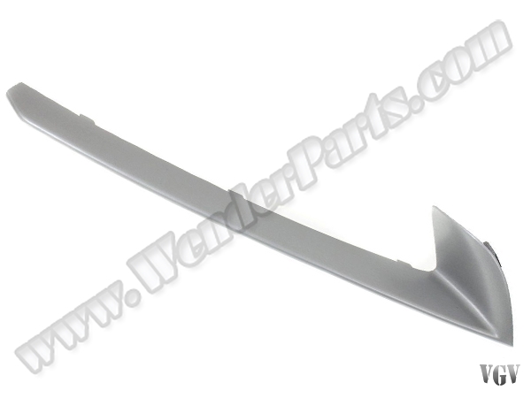 BMW 5 Serisi F10 2009-2016 Tampon Izgara Çitası Ön Sağ; Mat-Alüminyum | WENDER BA51117331766