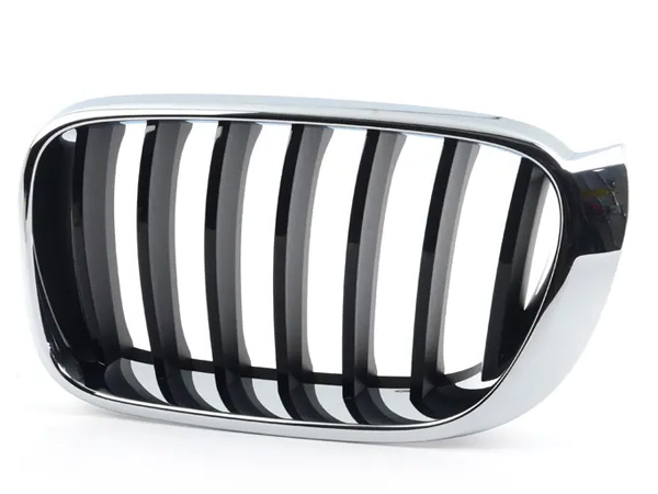 BMW X3 F25 2014-2018 Grille Left Chrome Black | WENDER BA51117338571