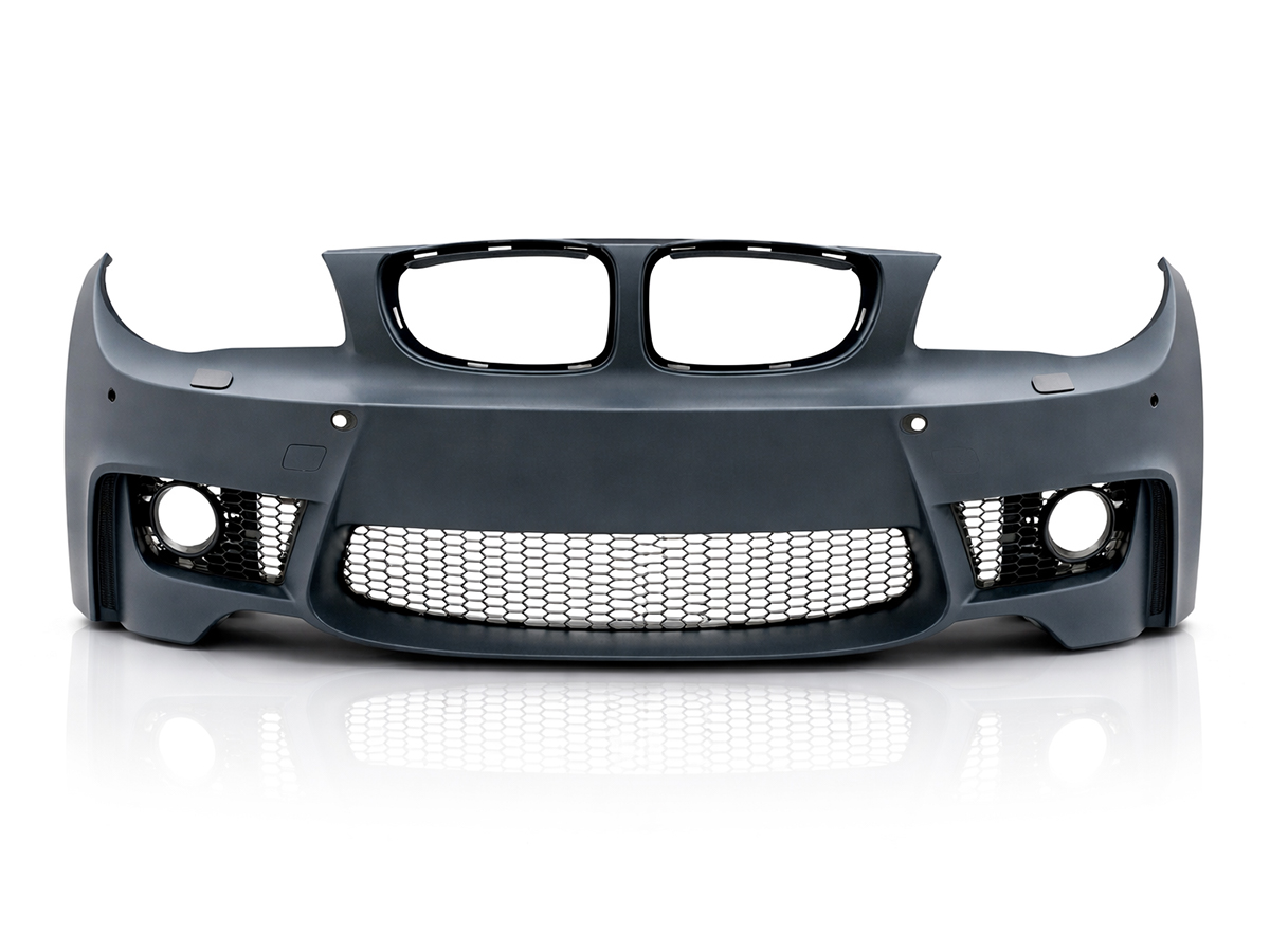 BMW 1 Serisi E87 2004-2011 Komple Tampon Ön, F.Yık-lı, PDCli, SİS Delikli -///M1-STYLE- 2007-11 | WENDER BA51118052493M1
