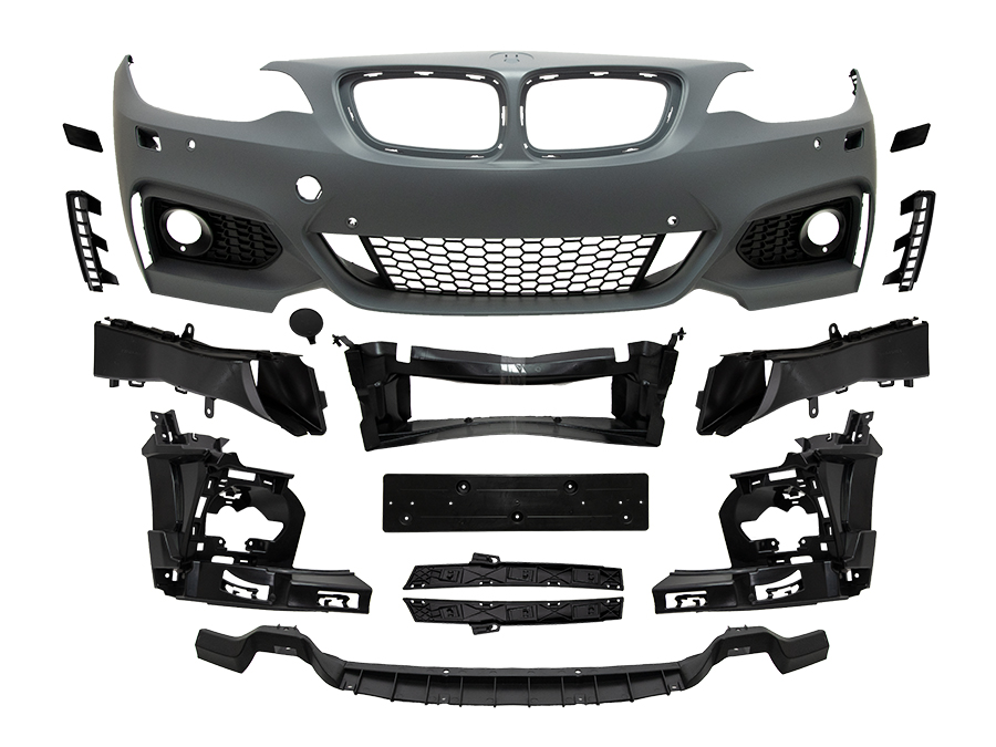 BMW 2 Serisi F22 2012-2018 Komple Tampon Ön; F.Yık-lı, PDCli -M-Tech- 2013-21 | WENDER BA51118057046S1