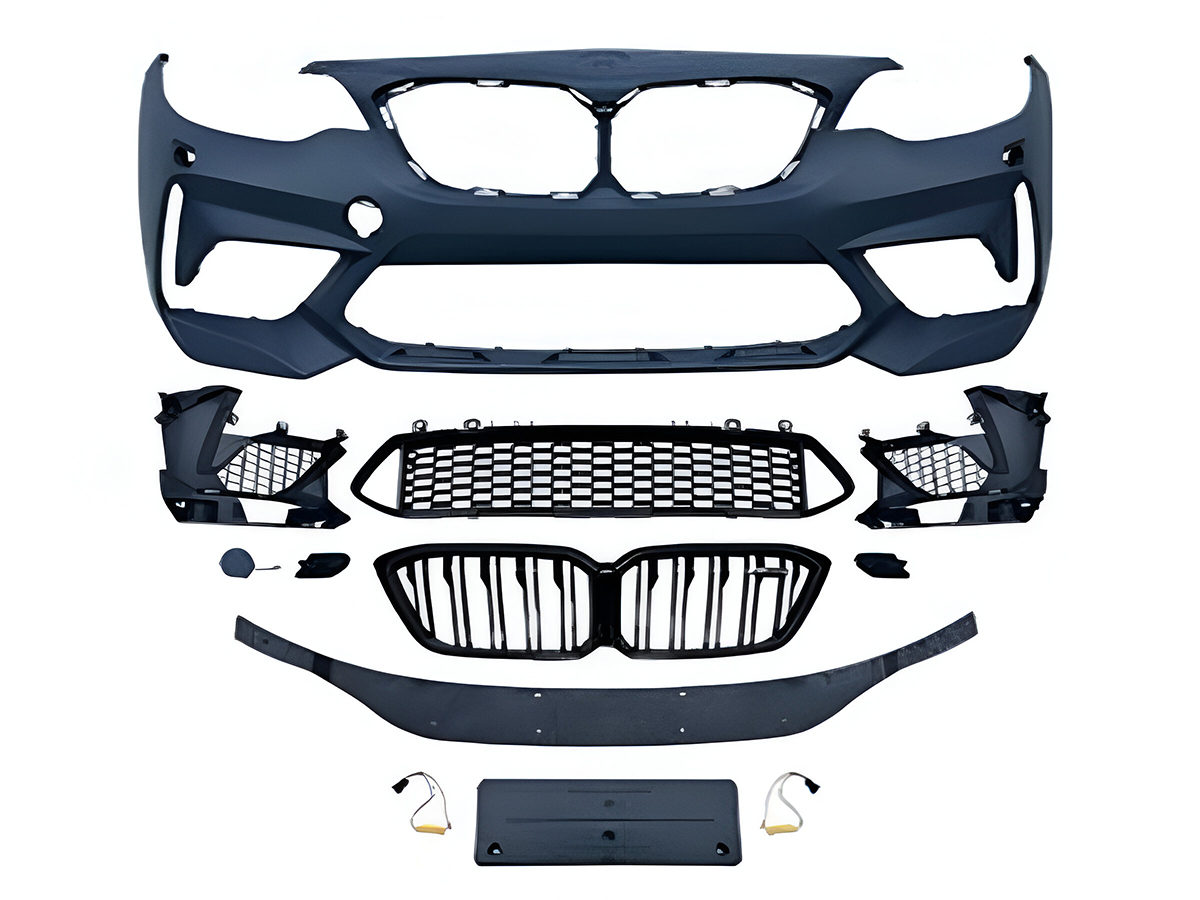 BMW 2 Serisi F22 2012-2018 Komple Tampon Ön; F.Yık-lı, Panj-lu -///M2C-STYLE- 2013-21 | WENDER BA51118092610M2