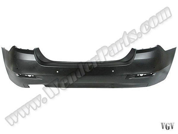 BMW 5 Serisi F10 2009-2016 Tampon Arka; Park Sensörlü, Çift Egzoz Çıkışlı Egzoz Çıkışlı | WENDER BA51127332764