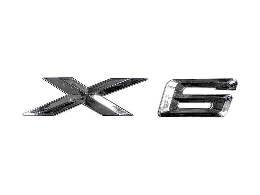 BMW X6 F16 Trunk Emblem -X6- | WENDER BA51147318697