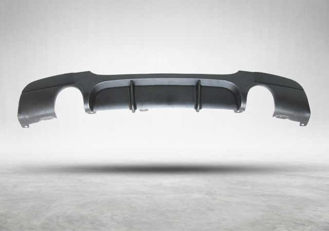 BMW 3 Serisi E90 2004-2012 Tampon Difüzörü Arka, Çift Egzoz Çıkışlı (Tek+Tek) Egzoz Çıkışlı | WENDER BA51192153916
