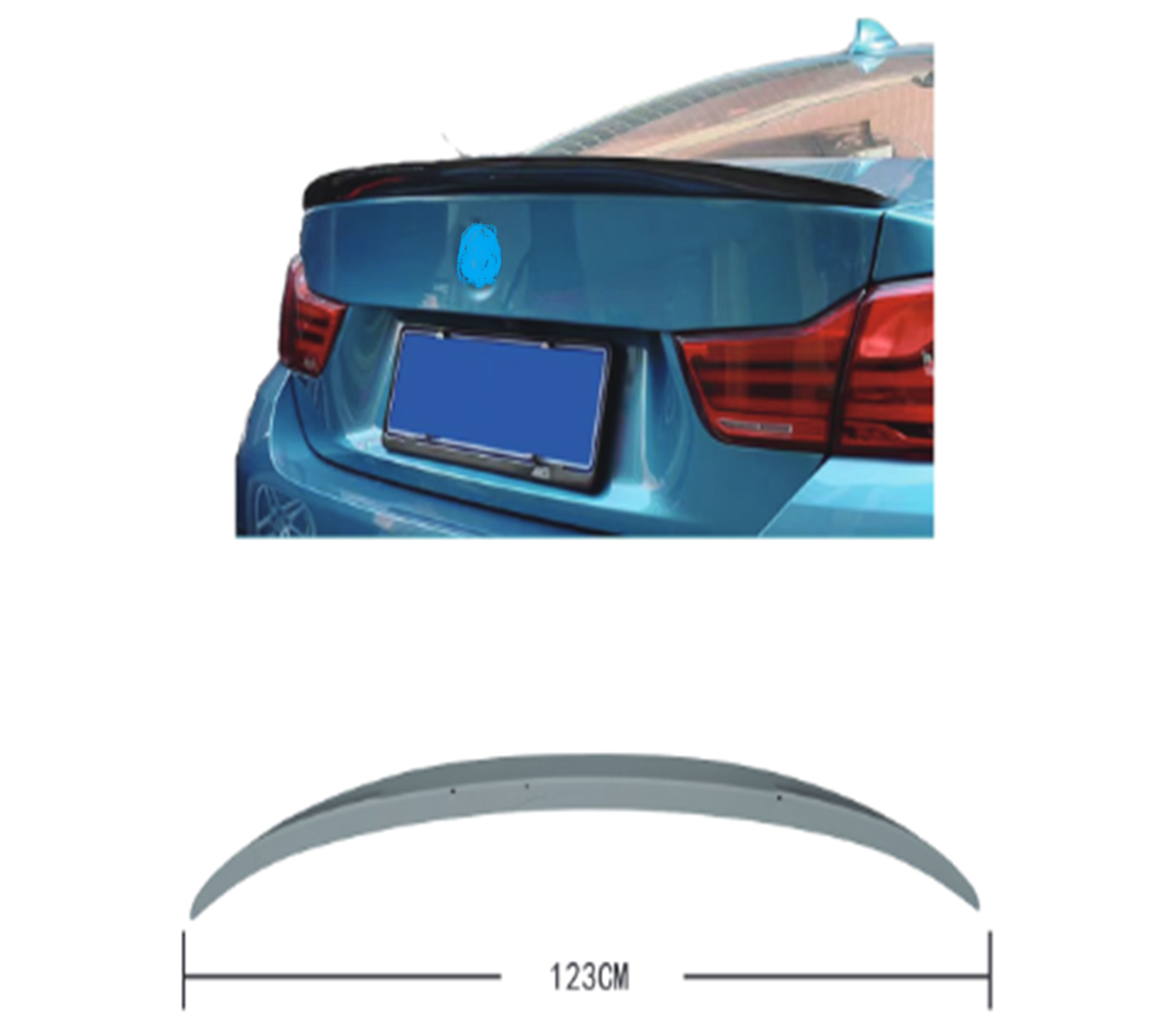BMW 4 Serisi F32 2013-2018 Bagaj Spoyleri -///M-Performance- | WENDER BA51192354500