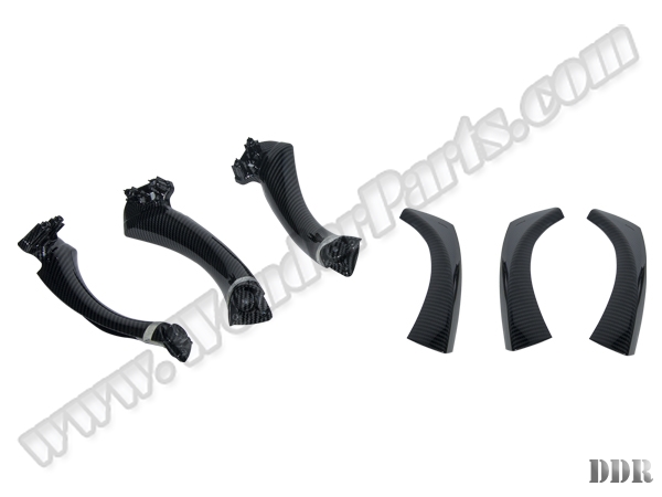 BMW 3 Serisi E90 LCI Kapı Tutamak Seti Ön&Arka Karbon Kaplamalı | WENDER BA51417230849R6
