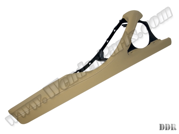 BMW 5 Series F10 LCI Door Handle Front Left Beige Leather Coated | WENDER BA51417273049P1