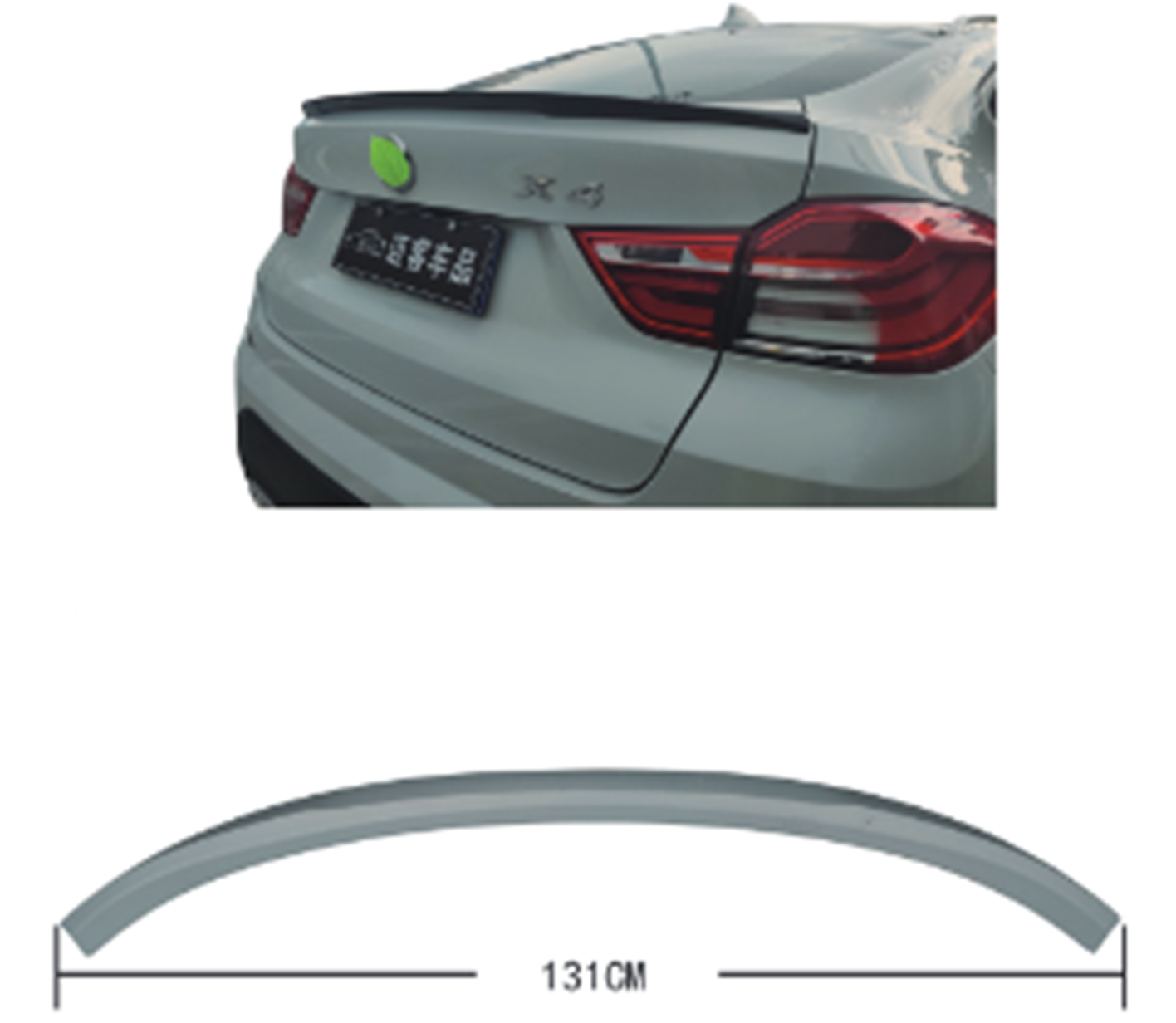 BMW X4 Serisi F26 2013-2018 Bagaj Spoyleri -///M- | WENDER BA51622351254
