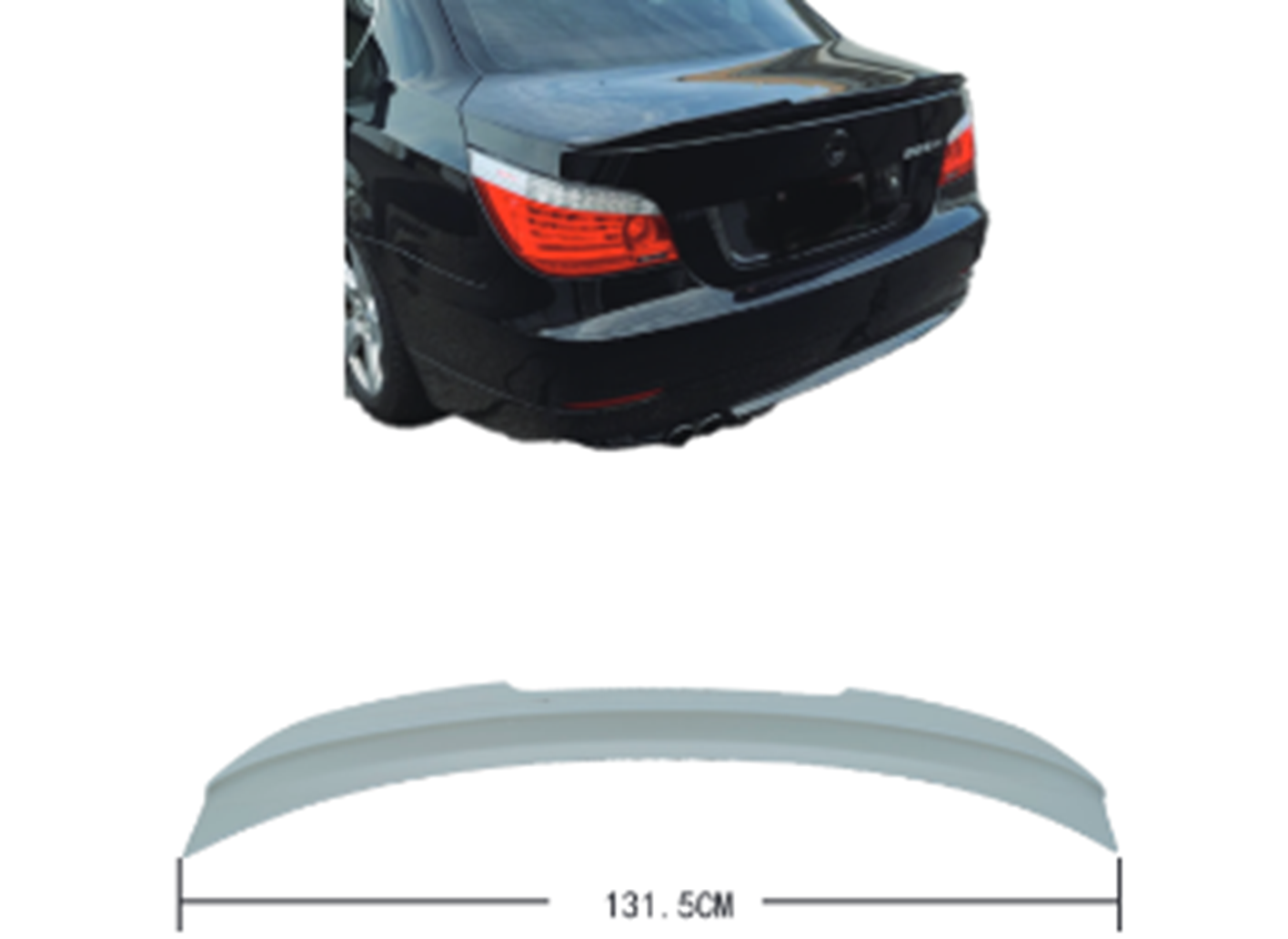BMW 5 Serisi E60 2001-2010 Bagaj Spoyleri -///M4- | WENDER BA51628040053