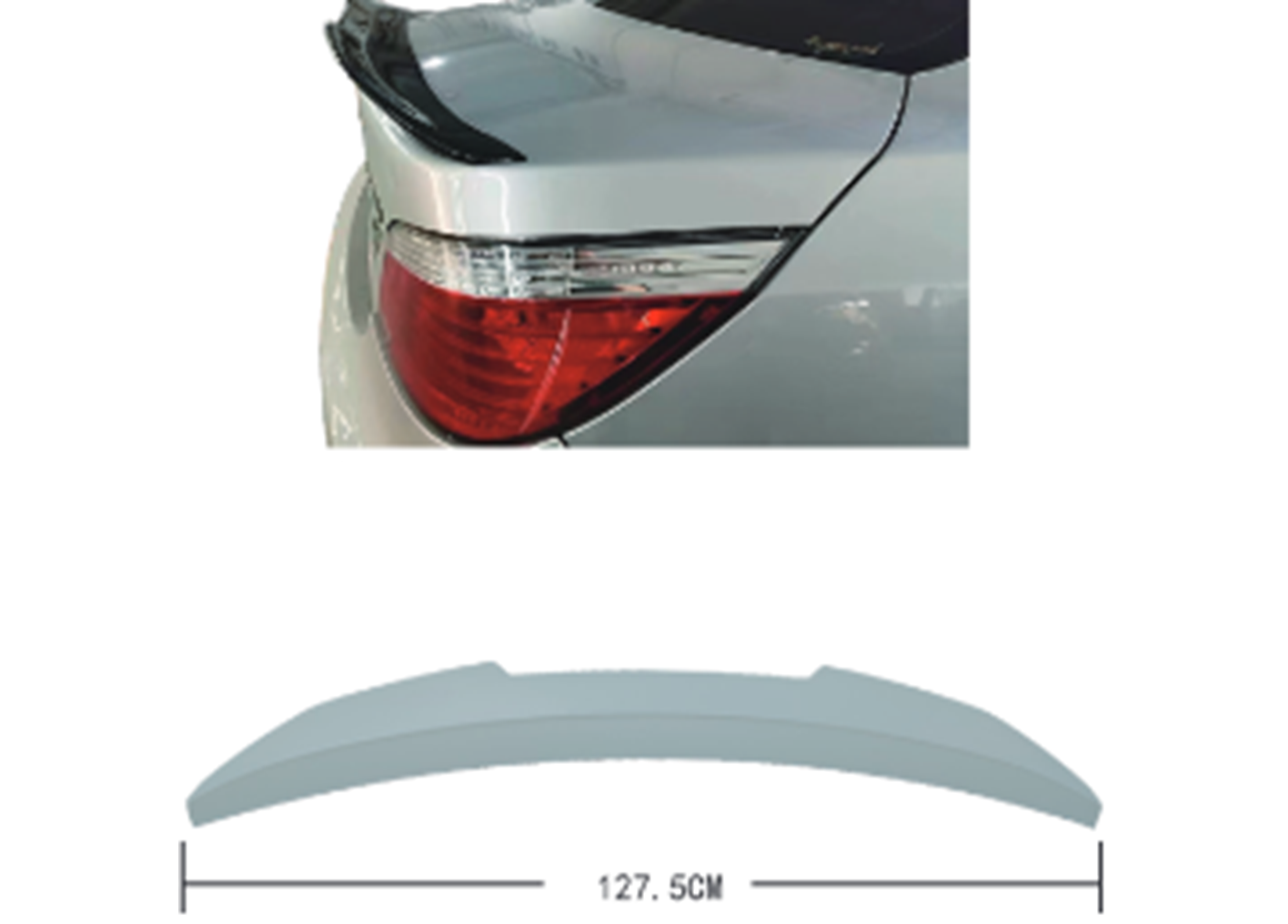 BMW 5 Serisi E60 2001-2010 Bagaj Spoyleri | WENDER BA51628040057