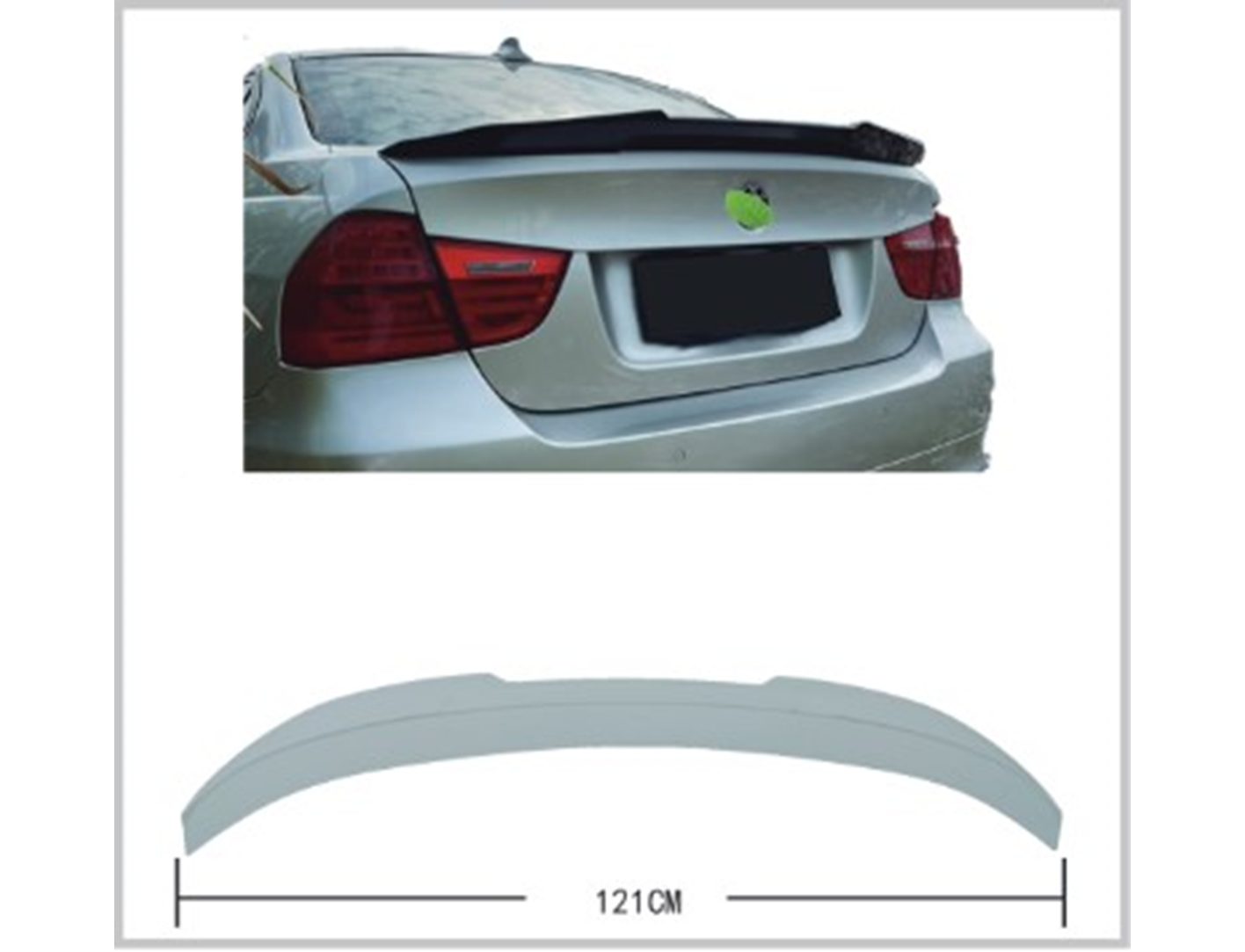 BMW 3 Serisi E90 2004-2012 Bagaj Spoyleri | WENDER BA51710398930