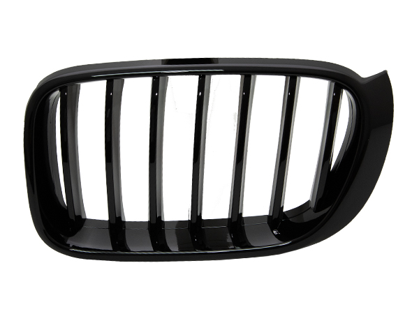 BMW X3 Series F25 2014-18 Grille Left Piano-Black | WENDER BA51712337762