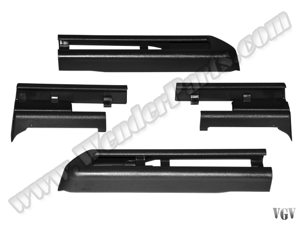 BMW 5 Serisi F10 Koltuk Ray Kapağı Sol+Sağ; Siyah | WENDER BA52109175063S4