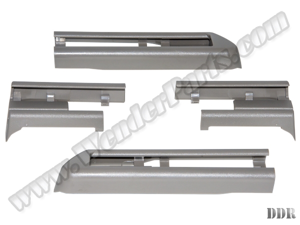 BMW 5 Series F10 Seat Rail Cover Left+Right; Grey | WENDER BA52109175067S4
