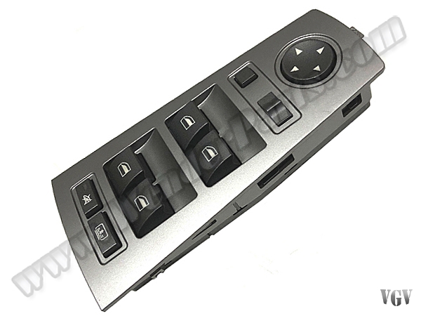 BMW 7 Serisi E65 Cam Düğmesi Ön Sol Gri Çerçeveli Arka Güneşlik & Katlamalı Ayna | WENDER BA61316943054