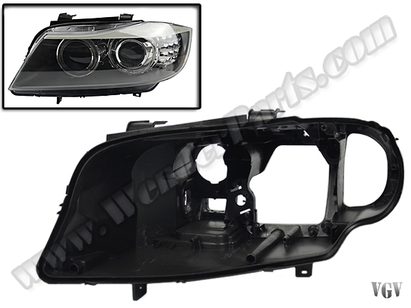 BMW 3 Serisi E90 2004-2012 Far Kasası Sol (Bi-Xenon) 2008-11 | WENDER BA63117240247P2