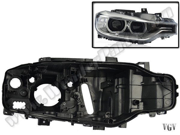 BMW 3 Series F30 2012-2018 Headlight Case Right (Bi-Xenon) 2012-15 | WENDER BA63117314532P2