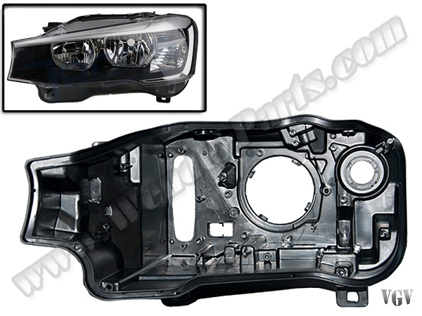 BMW X4 Serisi F26 2013-2018 Far Kasası Sol (Halojen) 2014-17 | WENDER BA63117334077P2