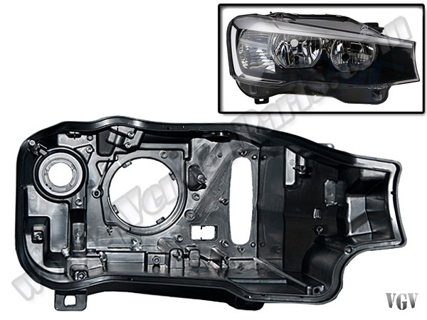 BMW X4 Serisi F26 2013-2018 Far Kasası Sağ (Halojen) 2014-17 | WENDER BA63117334078P2