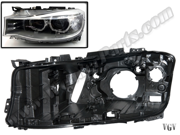 BMW 3 Serisi F30 2012-2018 Far Kasası Sol (Bi-Xenon) 2013-16 | WENDER BA63117355555P2