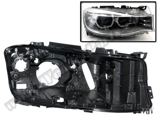 BMW 3 Series F30 2012-2018 Headlight Case Right (Bi-Xenon) 2013-16 | WENDER BA63117355556P2
