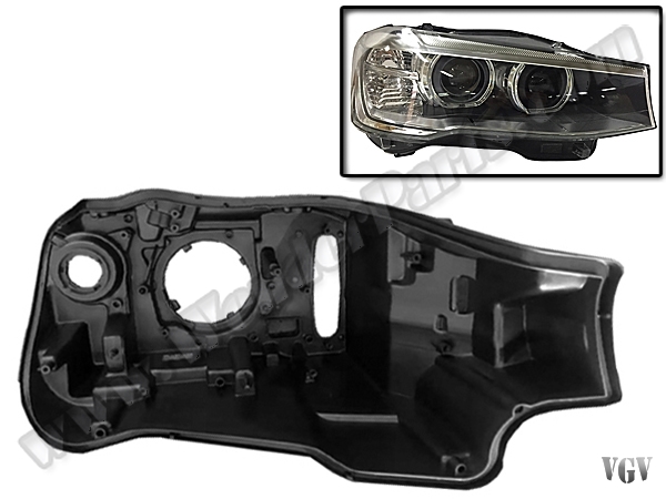 BMW X3 Serisi F25 2010- Far Kasası Sağ (Bi-Xenon) | WENDER BA63117401132P2