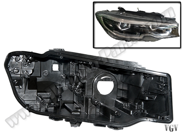BMW 3 Series G20 2018- Headlight Case Right (LED) 2019-21 | WENDER BA63118496150P2