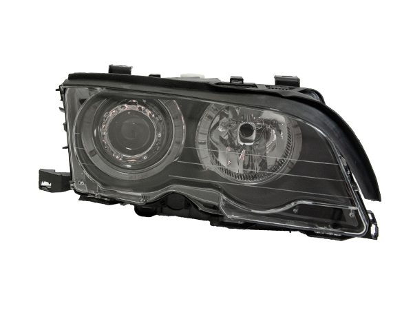 BMW 3 Serisi E46 Makyajsız 1999-2001 Komple Far Sağ (Xenon) Siyah | WENDER BA63126904294