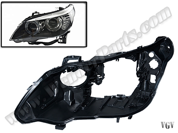 BMW 5 Serisi E60 2001-2010 Far Kasası Sol (Bi-Xenon) 2007-09 | WENDER BA63127177751P2