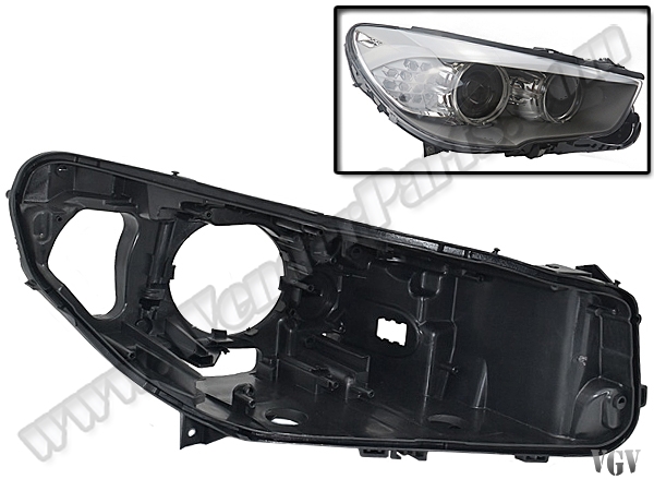 BMW 5 Serisi F07 2008-2017 Far Kasası Sağ (Adaptif Far Sistemli (AHL)-Xenon) | WENDER BA63127262724P2