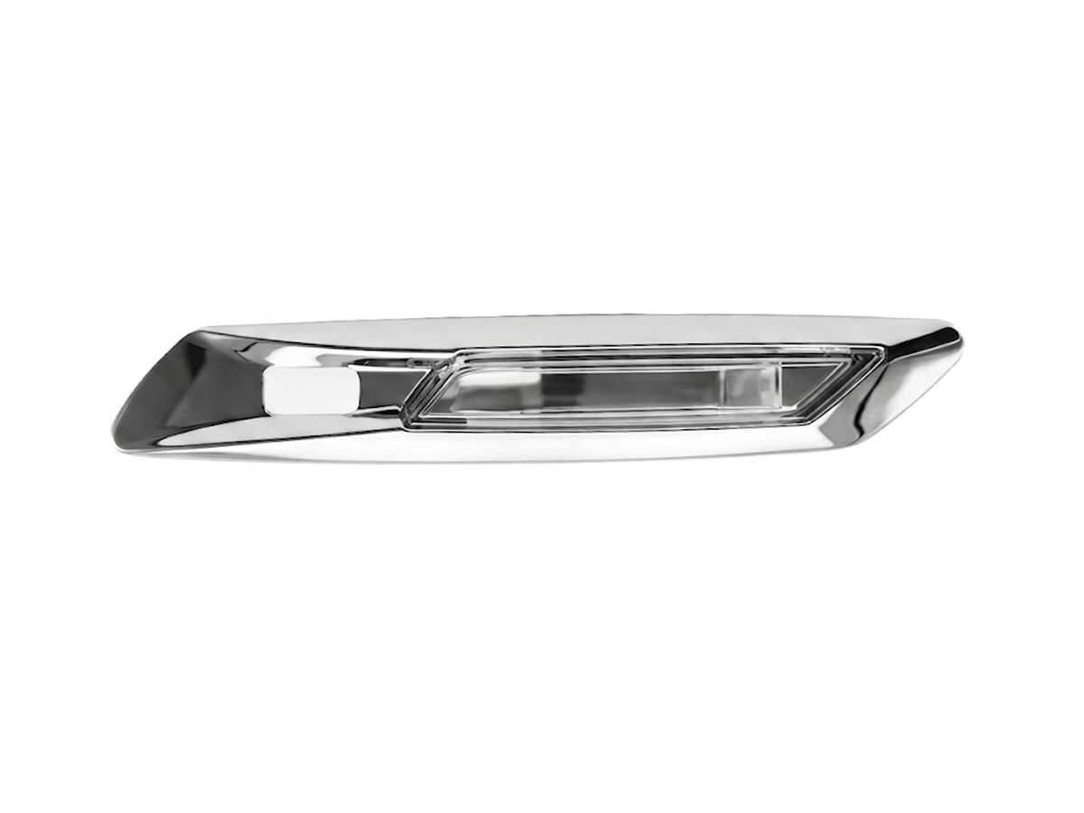 BMW 5 Serisi F10 2009-2016 Çamurluk Sinyali Sağ (Beyaz) Siyah Çerçeveli | WENDER BA63137154170