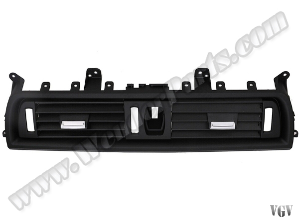BMW 5 Serisi F10 LCI Klima/Kalorifer Izgarası Ön Orta Siyah | WENDER BA64229166885